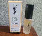 YSL Yves Saint Laurent PURE SHOTS Night Reboot Serum .23 oz. TRAVEL SIZE New