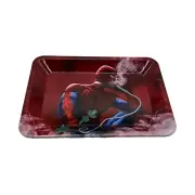 Decorative Remote Side Table Tray Spider Boy Decoration Snack metal plate