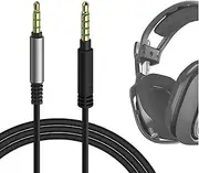 Geekria Audio Cable Compatible with Astro A40tr, A40, A30, A10 Gen 2, A10 Gaming Headsets, Beyerdynamic MMX 300 PRO Headphones Cable, 1/8" (3.5mm) to 3.5mm Aux Replacement Stereo Cord (5.6ft/1.7m)
