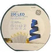 New GE StayBright 250-Count 51.8-ft Warm White Micro LED Christmas String Lights