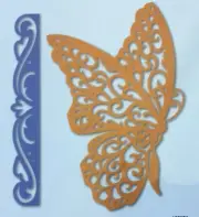 “BUTTERFLY CONTOUR EDGES” 2 Piece Die Set By Scrapbooking Made Simple