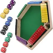 JOINPAYA Interactive Game Table 6 Sides Mahjong Style Portable Card Tables for Bars Parties