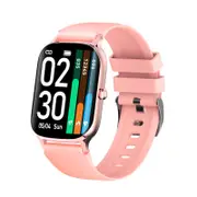 Catzon F37 HD Smart Watch Fitness Tracker with Blood Oxygen Temperature Sleep Monitor-Pink