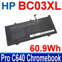 在飛比找PChome24h購物優惠-HP BC03XL 惠普 電池 Pro C640 Chrom