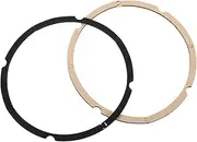 COOLHIYA 1 Pair Eva Speaker Sealing Gaskets for Car Audio System Noise Isolation Easy Install