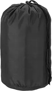 uxcell Stuff Sack, Nylon Waterproof Storage Sacks Portable Drawstring Dry Stuff Bag Gear Organization with Toggle, 7x13Inch Fit for Backpacking Camping Traveling Hiking(Black)