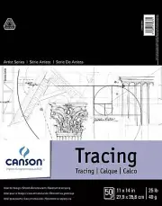 Canson Artist series Tracing Paper Pad 11 Inch X 14 Inch-50 Sheets