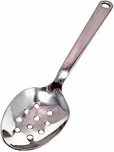 Generic The Holey Spoon. A Perforated 7.5 inch Heavy Duty 18/10 Stainless Steel Utensil Spoon for Kitchen and Professional Culinary Use, Tablespoon, Silver