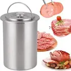 Ham Maker Stainless Steel Meat Press Maker Cooker & Thermometer Large Homemade