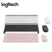 在飛比找Yahoo奇摩購物中心優惠-羅技 logitech MK470超薄無線鍵鼠組