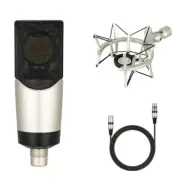 Professional Condenser Microphone Mic Large Diaphragm Computer Live Streaming