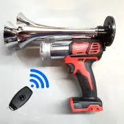 Milwaukee Train Horn + Remote M18 18v Drill Impact Sports Boat Air Chrome