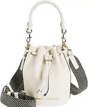 [Marc Jacobs] Leather Bucket Bag Crossbody (Marshmallow), Marshmallow, One Size, Bucket Bag