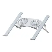 Laptop Stand with Cooling Fans, Aluminum Foldable and Portable Notebook Venti...