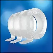 Scotch Tape 1/2/3/5M Tracsless Tape Nano Double Sided Waterproof Reusable Adhesive Transparent Tapes Glue Gadget Kitchen Wall Stickers Scotch Double Sided Tape (Color : Nano Tape, Size : 5M)