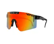 Outdoor Flat Top Sun Glasses TR90 C6 Frame Mirrored Lens Windproof Sport Polarized Sunglasses for Men UV400 Go Hiking