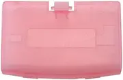 Battery Back Door Cover Case for Game Boy Advance GBA Replacement Clear Pink