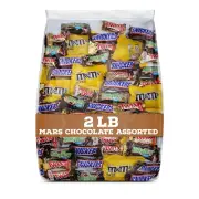 Chocolate Assorted Mix Bulk Pack - Twix, Milky Way, M&Ms, and Snickers Fun Size