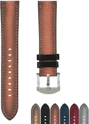 [Strapseeker] Nylon Watch Straps, Vintage Canvas Gradient Watch Bands for Mens & Women - 20mm & 22mm- Replacement Strap for Omega Tudor Seiko Rolex Fossil Citizen