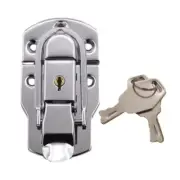Heavy duty Metal Hasp Buckle Lock with 2 Keys for Tool Boxes and Lockers