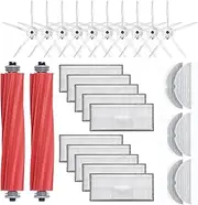 Mops Cloths Main Side Brush HEPA Filters Dust Bag Accessories Spare Parts Compatible with Roborock S7 S7+ S7 MAXV Ultra MAXV Plus Cleaner (Color : Set7)
