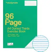 Studymate A4 70gsm 18mm Dotted Thirds Exercise Book 96 Page