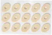 Off White Corn Pads For Toes Soft Foam Callus Cushions, Latex Foam, 1 inch square, Water Resistant, Foot Cushions, Corn and Callus Remover Cushions