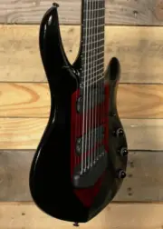 Music Man Majesty 8-String Electric Guitar Sanguine Red w/ Case