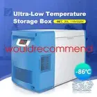 Portable -86 Degree 21L Lab Ultra Low Temperature Refrigerator Freezer 220V