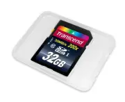 Transcend 32GB Blue Flash Memory Card SDHC Class 10 with ECC Error Correction