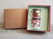 Ted Baker Portmeirion 'Tribalmix' Set Of 2 Stacking 0.28L Mugs New In Box