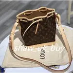 LV 路易威登 經典MONOGRAM NOÉ BB 束口抽繩 斜背包 水桶包 肩背包 M40817