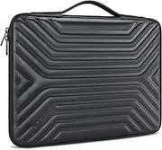 DOMISO 14" Shockproof Waterproof Laptop Sleeve with Handle Lightweight Soft EVA Tablet Case for 14 Inch Laptops/Apple/Lenovo ThinkPad/HP Pavilion 14 Stream 14 / Dell/ASUS, Black