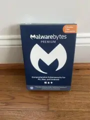 Malwarebytes Premium Security Software 5 User 1 Year License New Retail Anti-Vir