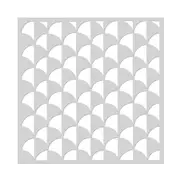 Hero Arts Art Deco Arches Stencil