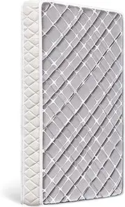 Blissbubblebeara Crib Mattress and Toddler Mattress 52" x 27.6" x 5", 100% Knitted Fabric Breathable Comfort Absorbent Firm Baby Crib Mattress Fits Standard Full-Size Cribs & Toddler Beds
