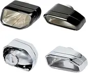 1 Pair Exhaust Tip Compatible For BMW X3 G01 X4 G02 30i 2022 Square Exhaust Tip Black Muffler Tips Welding Exhaust System Nozzle X Series(Silver)