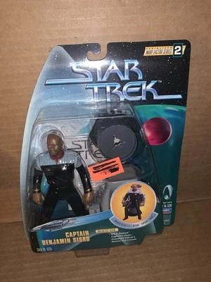 Vintage Star Trek Captain Benjamin Siskin Action Figure New In Package