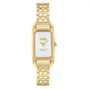 Coach Gold Steel & Crystal Silver White Dial Women's Watch - 14504196