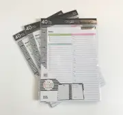 Happy Planner Classic Filler Paper 40 Sheets, Daily "Get It Done" Sheets (x3)