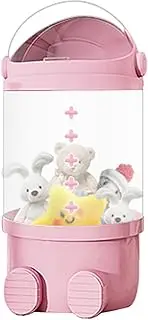 SVCEQZE Vertical Soft Toy Storage Tube, Stuffed Animal Storage Tube, Soft Toy Display Storage, Storage Organizer, Doll Holder Standing, Clear Bucket For Kids Organizer