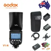 AU Godox V1 TTL Li-Ion Round Head Camera Flash for Nikon