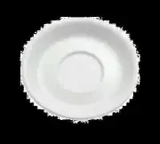 Oneida F9010000505 Buffalo Cream White 4.5" Diameter Saucer - 3 Doz