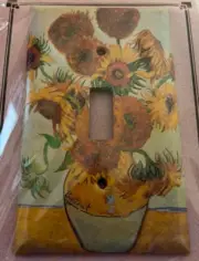 Sunflowers Sunflower Floral Switch Plate Art Light Cover New