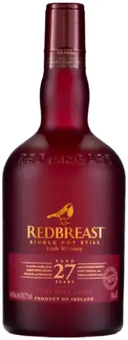Redbreast 27 Year Old Single Pot Still Irish Whiskey 700ml