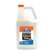 Elmers Liquid PVA Glue White Washable and Nontoxic, 3.78L Great for Making Slime