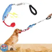 Dog tug of war Toy with Handle, Squeaker,Outdoor for Aggressive chewers,Durab