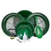 ASR Outdoor 11pc Gold Panning Kit Prospecting Equipment, Classifier Screens
