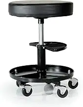 Impact Adjustable Mechanics Stool Seat - Black (440mm-560mm Height - IG7308