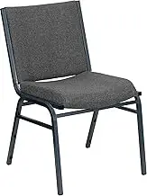 Flash Furniture Hercules Series Heavy Duty Gray Fabric Stack Chair